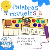Word scramble with spanish words - Palabras revueltas