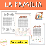 Word search. La Familia | Sopa de letras | Family & Friend