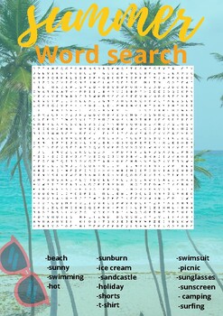 Preview of Word search puzzle
