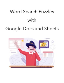 Preview of Word search puzzles with Google Docs and Sheets  —Distance Learning