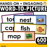 Word-to-Picture Icons Reading Fluency + Classroom Displays