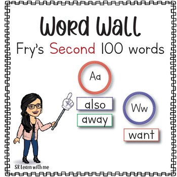Preview of Word wall | Fry's Second 100 words