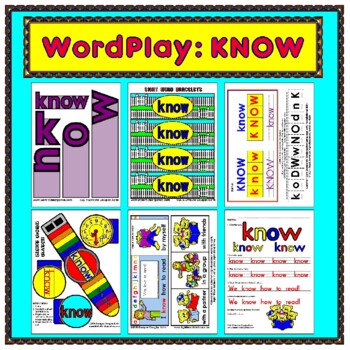 Preview of WordPlay: KNOW (Sight Word activities)