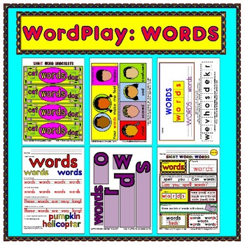 Preview of WordPlay: WORDS (Sight Word activities)