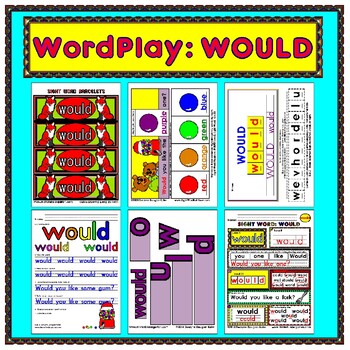 Preview of WordPlay: WOULD (Sight Word activities)