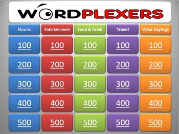 Preview of WordPlexers: Holy Bible Version. Animated Word Puzzles PowerPoint game