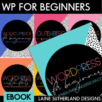 Preview of WordPress for Beginners - Guide for Teacherpreneurs