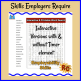 Employability Skills Interactive Word Search What Employer