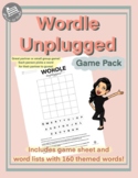 Wordle Unplugged Game Pack For Vocabulary Word Of The Day 