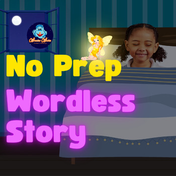 Preview of No Prep Wordless Picture Book (Animated) for Speech Therapy -"Finding the Fairy"
