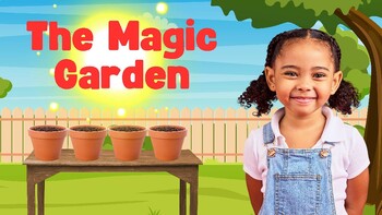 Preview of Wordless Picture Book (Animated) for Speech Therapy - "The Magic Garden"