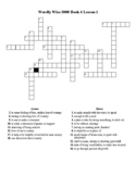 Wordly Wise 3000 Book 4 Lesson 1 Crossword Puzzle