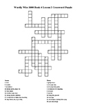 Wordly Wise 3000 Book 4 Lesson 2 Crossword Puzzle