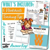 Wordly Wise 3000 Book 5 LESSON 3 Worksheets and Homework Bundle