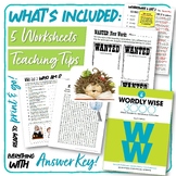 Wordly Wise 3000 Book 6 LESSON 2 Worksheets and Homework Bundle