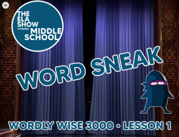 Preview of Wordly Wise 3000 Word Sneak Vocabulary Game