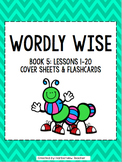 Wordly Wise Book 5: Editable Cover Sheets and Flashcards