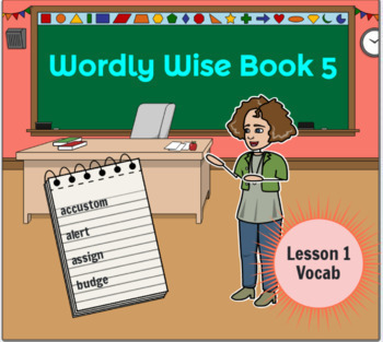 Preview of Wordly Wise Book 5 Lesson 1 - Visual Aid