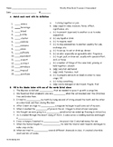 Wordly Wise Book 5 Lesson 2 Vocabulary TEST/Assessment Pra