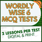 Wordly Wise Book 6 Tests (2 Lessons Per Test)