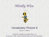 Wordly Wise Grade 5: Picture-It Powerpoint Adventure