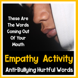 Antibullying Empathy Activity - Hurtful Words - Bullying P