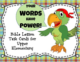 Words Have Power - Bible Task Cards