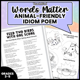 Words Matter: A Poem About Animal-Friendly Idioms