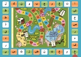 Vocabulary Game-Words Race board game in Arabic لعبة سباق 