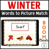 Winter Words, Winter Vocabulary | Boom Cards