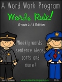 Words Rule! BUNDLE:spelling patterns, word sorts, posters,