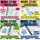 Words Their Way Activities Printable Notebooks w Digital Google Slides