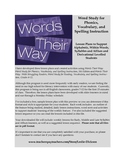 Words Their Way:  Complete Syllables and Affixes Stage Les