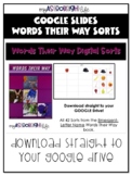 Words Their Way DIGITAL SORT- Emergent- Early Letter Name