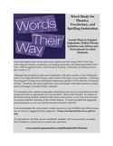 Words Their Way:  Late Syllables and Affixes Stage Lesson Plans