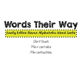 Words Their Way: Letter Name-Alphabetic Sorts