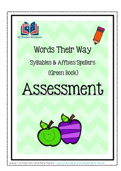 Preview of Words Their Way: MEGA BUNDLE - Yel, Gr & Bl Books (Timetables & Assessments)
