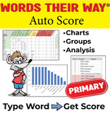 Words Their Way (PRIMARY) Spelling Inventory Automatic Sco