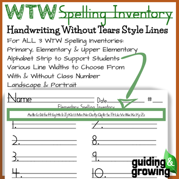 Handwriting without tears double line paper