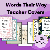 Words Their Way | Teacher Binder Covers