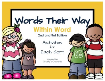 Preview of Words Their Way: Within Word Pattern Spellers - NO PREP ACTIVITIES FOR EACH SORT