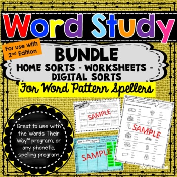 Preview of Words Their  Way™ - Within Word Pattern Spellers Bundle - 2nd Edition