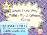 Words Their Way: Within Word Patterns: Unit 1: BUNDLE