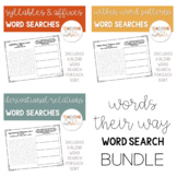 Words Their Way Word Search BUNDLE