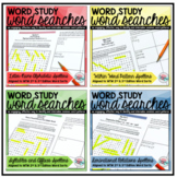 Words Their Way Word Search Activities Bundle 2nd and 3rd Edition