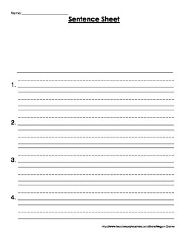 Words Their Way Word Sort Recording Sheets, Sentence & Spelling ...