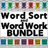 Words Their Way Word Sort Set and Word Work Complete Bundle