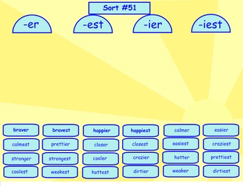 Spelling Syllables and Affixes Word Sorts 39-56 by Krista Jane | TPT