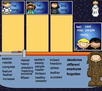 Preview of Words Their Way Word Sorts for Syllables and Affixes Spellers WORD BOARD