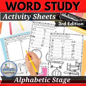 Preview of Words Their Way™ for Alphabetic Spellers Activity Sheets - 3rd Edition